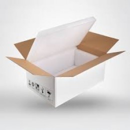 CUSTOM PRINTED FOOD GRADE CARDBOARD BOX WITH INSULATED FOAM